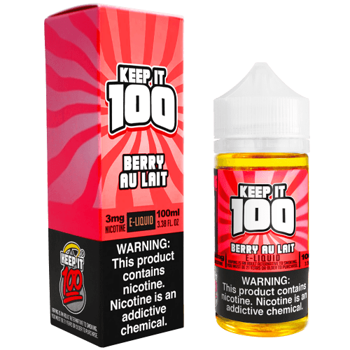 Berry Au Lait by Keep It 100 E-Liquid (100ml) - Eliquidstop