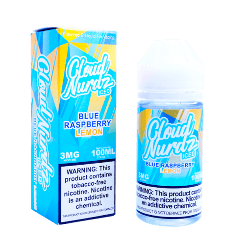 Blue Raspberry Lemon ICED TFN By Cloud Nurdz E-Liquid (100ml)(ON SALE) - Eliquidstop