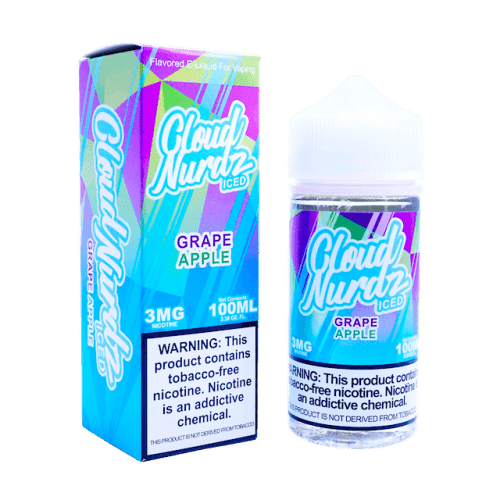 Grape Apple ICED TFN By Cloud Nurdz E-Liquid (100ml) - Eliquidstop