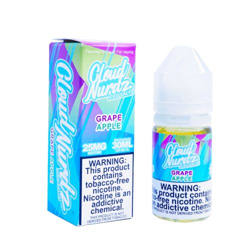 Grape Apple ICED TFN Salt Nic by Cloud Nurdz (30ml)(ON SALE) - Eliquidstop