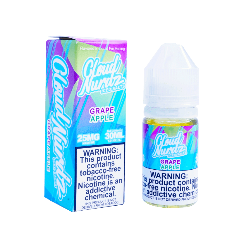 Grape Apple ICED TFN Salt Nic by Cloud Nurdz (30ml)(ON SALE) - Eliquidstop