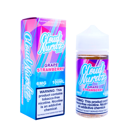 Grape Strawberry ICED TFN By Cloud Nurdz E-Liquid (100ml)(ON SALE) - Eliquidstop