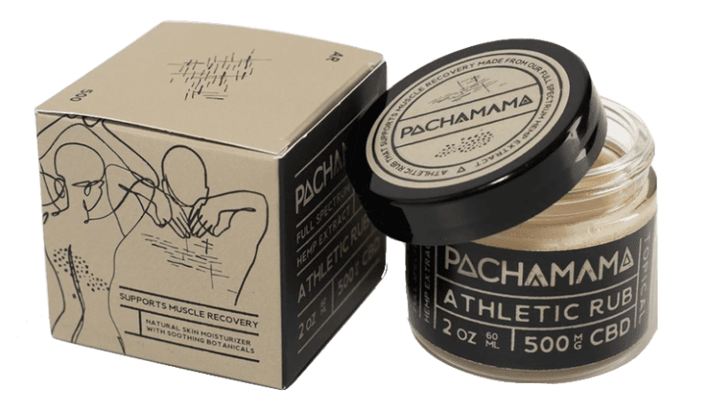 pachamama full spectrum cbd athletic muscle rub muscle recovery by pachamama cbd 60ml on sale eliquidstop