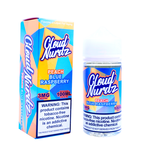 Peach Blue Raspberry TFN By Cloud Nurdz E-Liquid (100ml)(ON SALE) - Eliquidstop