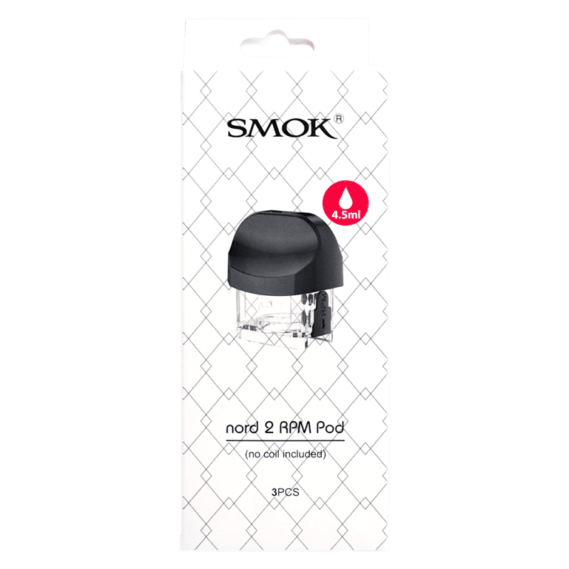 smok nord rpm 2 replacement pods w no coils 3 pack eliquidstop 1