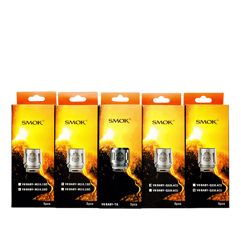 smok tfv8 baby replacement coils 5 pack eliquidstop 1