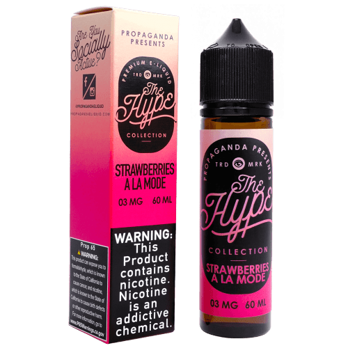 Strawberries A' La Mode by Propaganda Premium E-liquid (60ml) (ON SALE) - Eliquidstop