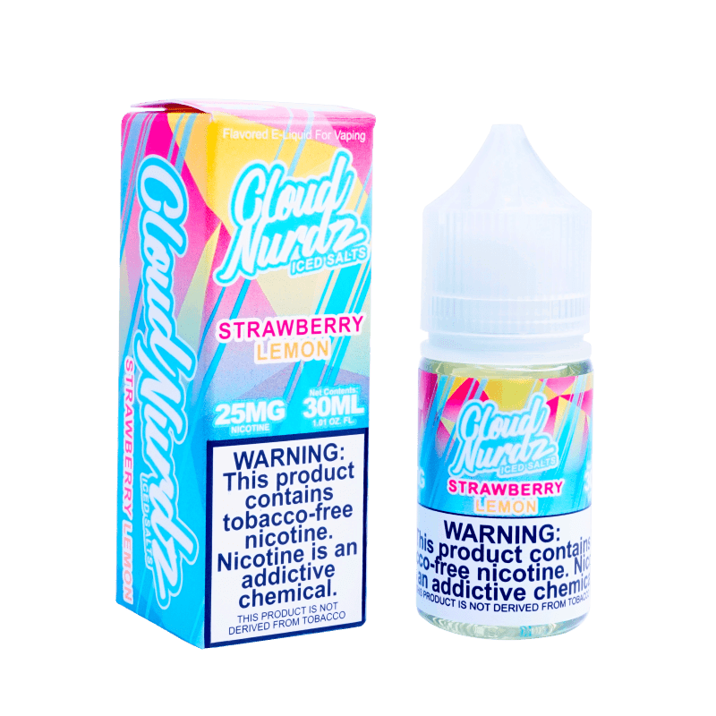 Strawberry Lemon ICED TFN Salt Nic by Cloud Nurdz (30ml)(ON SALE) - Eliquidstop