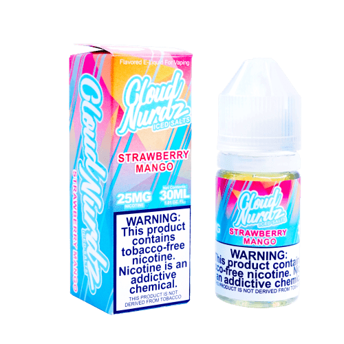 Strawberry Mango ICED TFN Salt Nic by Cloud Nurdz (30ml)(ON SALE) - Eliquidstop