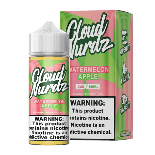 Watermelon Apple By Cloud Nurdz E-Liquid (100ml) (ON SALE) - Eliquidstop