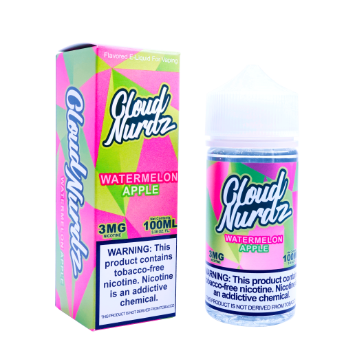 Watermelon Apple TFN By Cloud Nurdz E-Liquid (100ml) - Eliquidstop