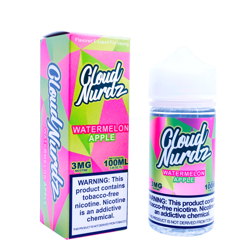 Watermelon Apple TFN By Cloud Nurdz E-Liquid (100ml) - Eliquidstop